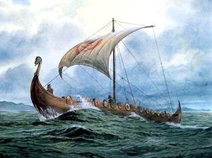 A Danish Viking Ship