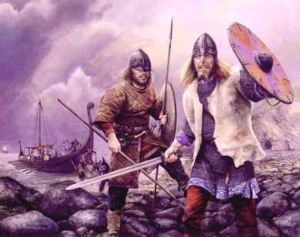 Totenkopf Ypsilon Kette Vikings Battle