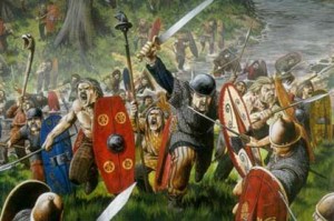 Irish fight the Vikings